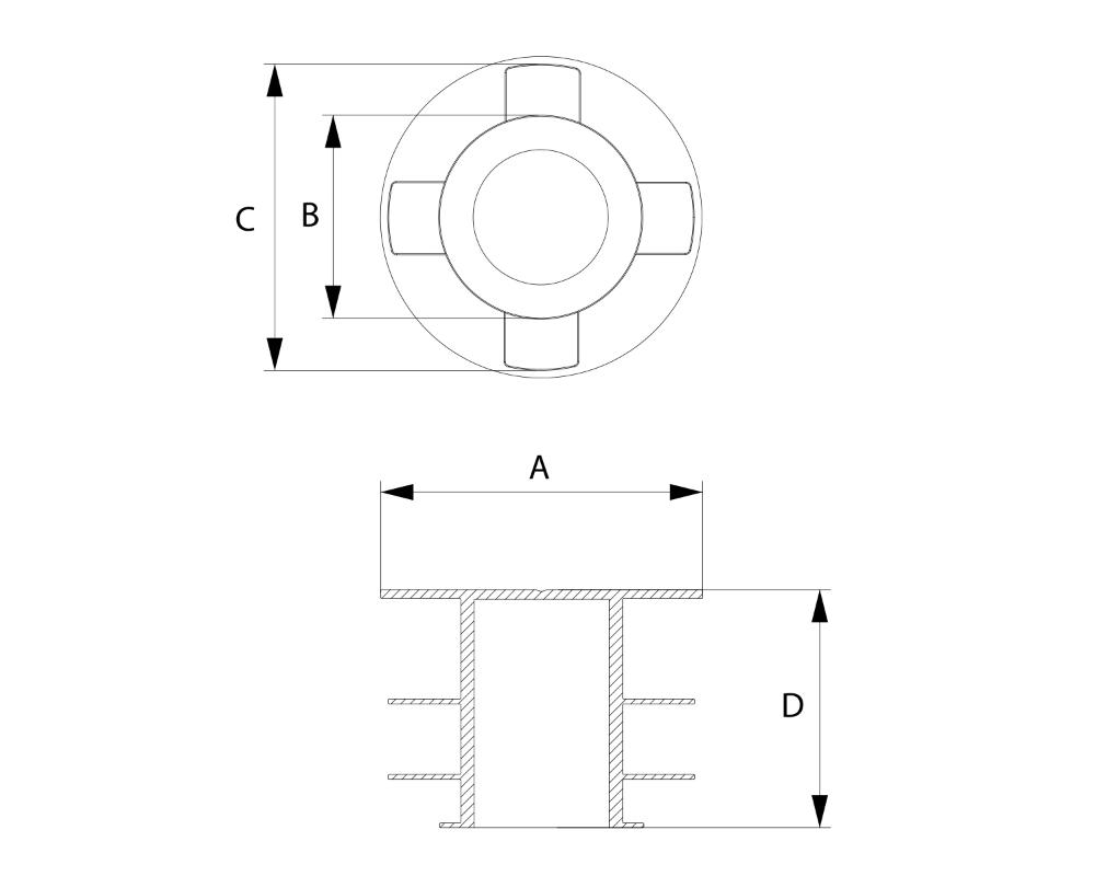 Plano técnico referencia 16P