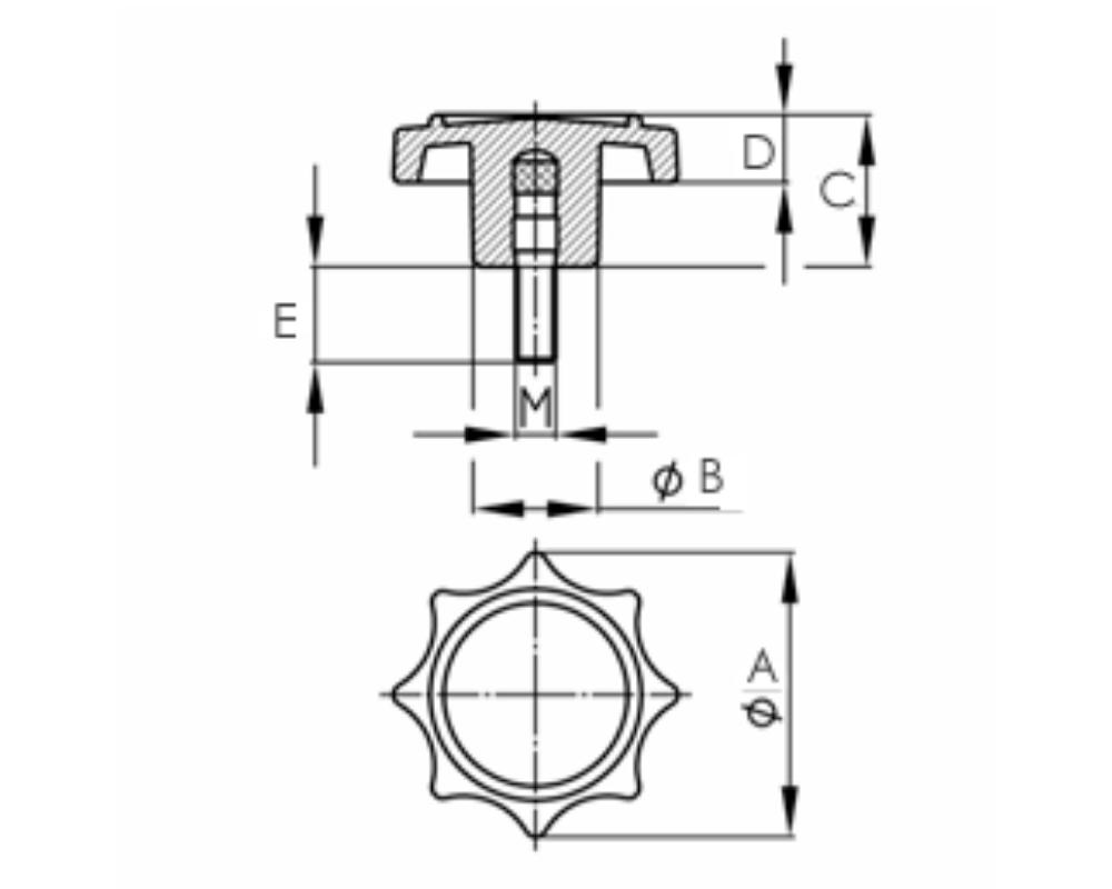 Plano técnico referencia 36B