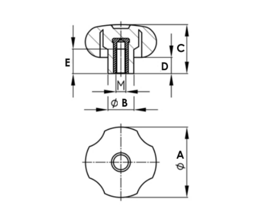 Plano técnico referencia 36J
