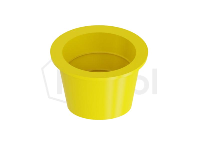Tapón cónico amarillo tipo 2