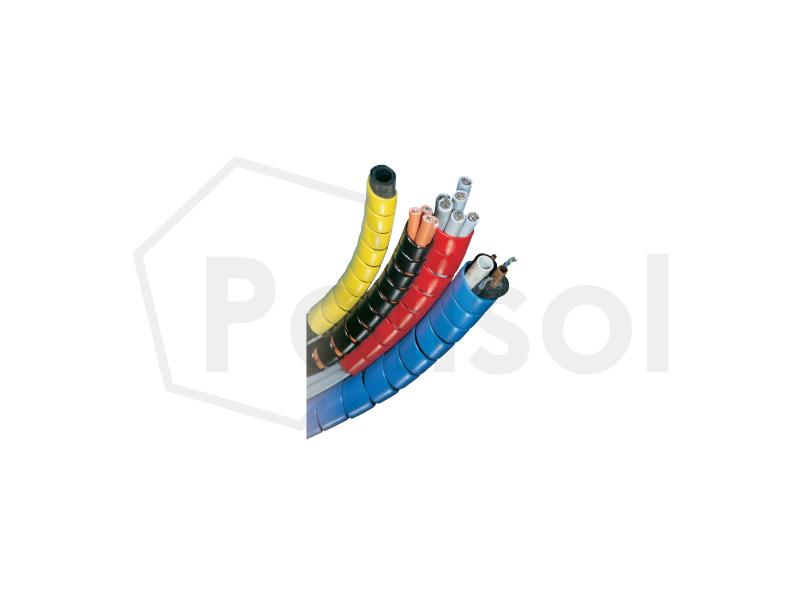Funda para latiguillos en espiral